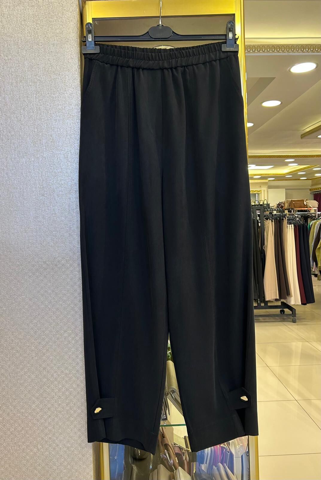 PAÇASI APOLET DÜĞMELİ PANTOLON /GLARE