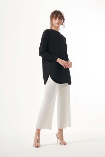 ETEK UCU OVAL YIRTMAÇ DTY. TUNİK/ NUSS