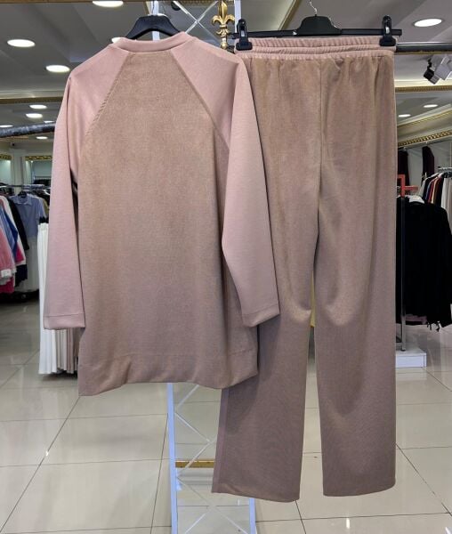 DÜĞME DTY. ÇİFT KUMAŞLI PANTOLON  TAKIM 1016-1026/SEÇİL