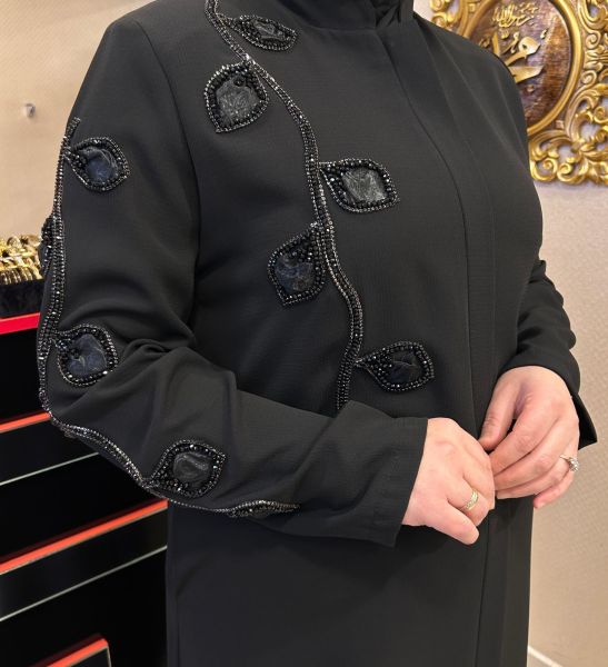 ﻿KOLU VE GÖĞSÜ İŞLEMELİ FERACE/ZERENAY