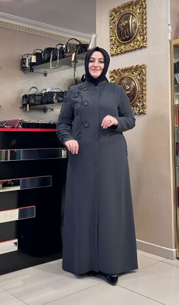 ﻿KOLU VE GÖĞSÜ İŞLEMELİ FERACE/ZERENAY