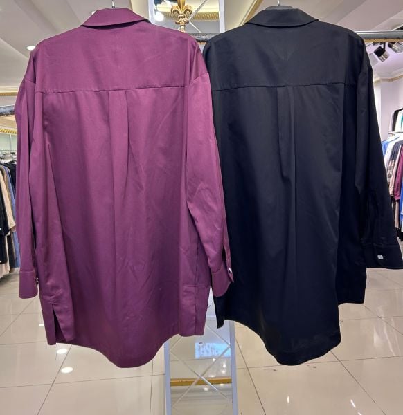 GÖĞSÜ TAŞ İŞLEMELİ DÜĞME DTY. GÖMLEK/GHISA