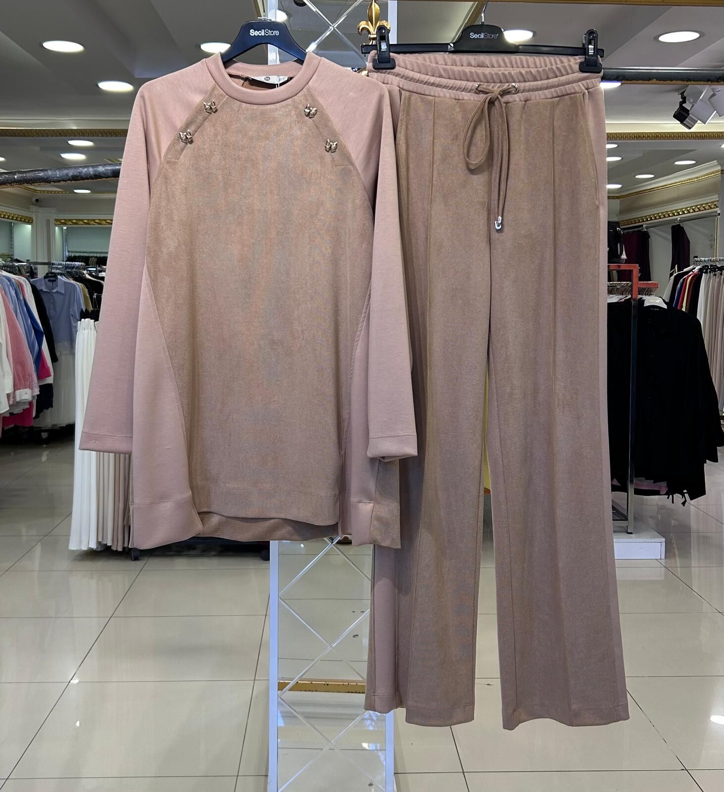 ﻿DÜĞME DTY. ÇİFT KUMAŞLI PANTOLON  TAKIM 1016-1026/SEÇİL