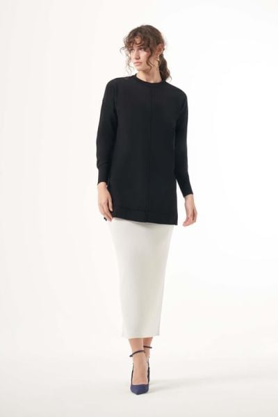 YANLARI YIRTMAÇ DTY. TUNİK/ NUSS