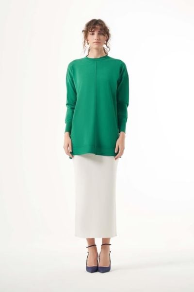 ﻿YANLARI YIRTMAÇ DTY. TUNİK/ NUSS